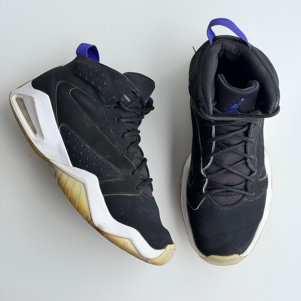 Jordan Lift Off Mens 8.5 Black Dark Concord Retro Basketball Sneakers